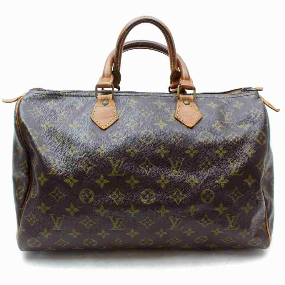 Auth Louis Vuitton Speedy 35 Hand Bag #6450L18